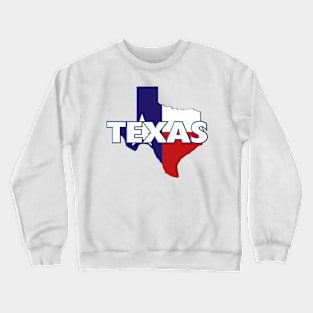 Texas Colored State Crewneck Sweatshirt